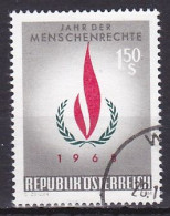 Austria, 1968, International Human Rights Year, 1.50s, USED - Gebruikt