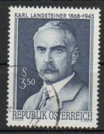 Austria, 1968, Dr. Karl Landsteiner, 3.50s, USED - Used Stamps