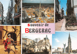 BERGERAC Diverses Vues Vue Aerienne Du Centre Rues Pietonnes Egliste Notre Dame 1 (scan Recto Verso)MG2832 - Bergerac