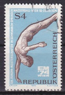 Austria, 1974, Swimming Diving & Water Polo Championships, 4s, USED - Oblitérés