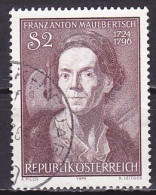 Austria, 1974, Franz Anton Maulbertsch, 2s, USED - Oblitérés