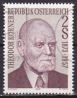 Austria, 1973, Theodor Körner, 2s, USED - Oblitérés