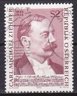 Austria, 1972, Carl Michael Ziehrer, 2s, USED - Oblitérés