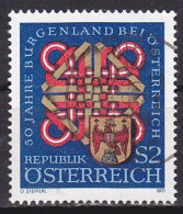 Austria, 1971, Burgenland Joining Austria 50th Anniv, 2s, USED - Gebraucht