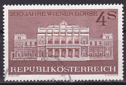 Austria, 1971, Vienna Stock Exchange Bicentenary, 4s, USED - Oblitérés