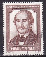 Austria, 1971, August Neilreich, 2s, USED - Used Stamps
