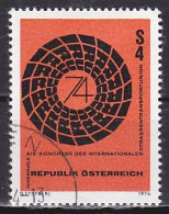 Austria, 1974, International Road Transport Union Cong, 4s, CTO - Gebruikt