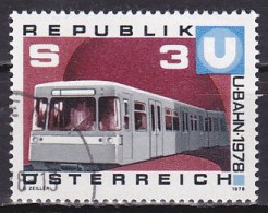 Austria, 1978, Vienna U-Bahn, 3s, CTO - Oblitérés