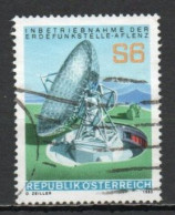 Austria, 1980, Aflenz Satellite Receiving Station, 6s, USED - Gebraucht