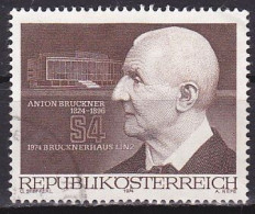 Austria, 1974, Anton Bruckner , 4s, USED - Oblitérés