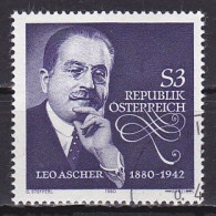 Austria, 1980, Leo Ascher, 3s, CTO - Gebraucht