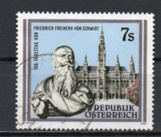 Austria, 1991, Friedrich Freiherr Von Schmidt, 7s, USED - Used Stamps