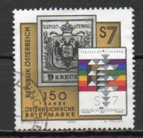 Austria, 2000, Austrian Stamps 150th Anniv, 7s, USED - Oblitérés