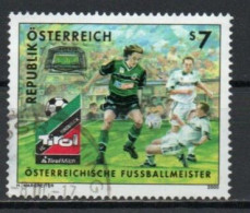 Austria, 2000, FC Tirol Austrian Football Champions, 7s, USED - Oblitérés