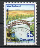 Austria, 1992, Marchfeld Canal, 5s, CTO - Oblitérés