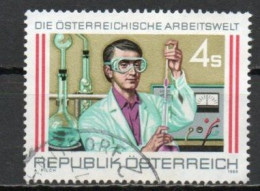 Austria, 1988, Industry Lab Worker, 4s, USED - Used Stamps