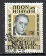 Austria, 1988, Odon Von Horvath, 6s, USED - Used Stamps