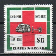 Austria, 1988, Red Cross 125th Anniv, 12s, USED - Used Stamps