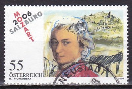 Austria, 2006, Mozart In Salzburg Exhib, 55c, USED - Usati