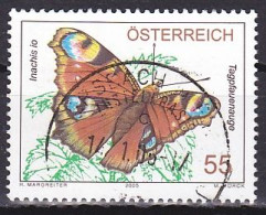 Austria, 2005, Wildlife Butterfly, 55c, USED - Usados