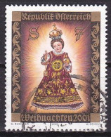 Austria, 2001, Christmas, 7s, USED - Usados