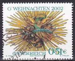 Austria, 2002, Christmas, €0.51, USED - Oblitérés