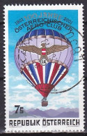 Austria, 2001, Austrian Aero Club Centenary, 7s, USED - Gebraucht