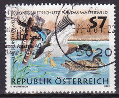 Austria, 2001, Hunting And The Environment, 7s, USED - Gebraucht