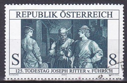 Austria, 2001, Joseph Ritter Von Führich, 8s, USED - Usados