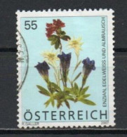 Austria, 2007, Flowers/Alpine Flowers, 55c, USED - Gebraucht