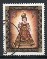 Austria, 2001, Christmas, 7s, USED - Used Stamps