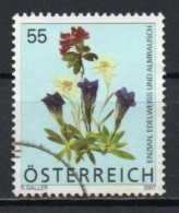 Austria, 2007, Flowers/Alpine Flowers, 55c, USED - Used Stamps