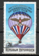 Austria, 2001, Austrian Aero Club Centenary, 7s, USED - Oblitérés