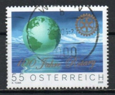 Austria, 2005, Rotary International Centenary, 55c, USED - Used Stamps