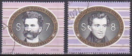 Austria, 1999, Johann Straus The Younger & Elder, Set, USED - Usados