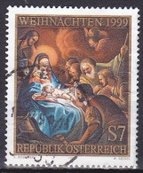 Austria, 1999, Christmas, 7s, USED - Gebraucht