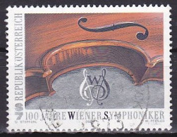 Austria, 2000, Vienna Philharmonic Orchestra Centenary, 7s, USED - Used Stamps