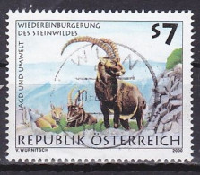 Austria, 2000, Hunting And The Environment, 7s, USED - Usados