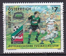 Austria, 2000, FC Tirol Austrian Football Champions, 7s, USED - Oblitérés