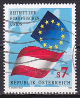 Austria, 1995, Membership In European Union, 7s, USED - Usati