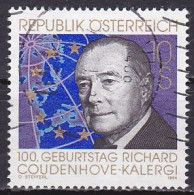 Austria, 1994, Richard Coudenhove Kalergi, 10s, USED - Oblitérés