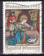 Austria, 1993, Christmas, 5.50s, USED - Oblitérés