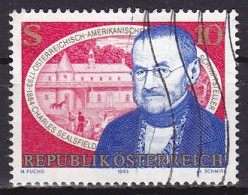 Austria, 1993, Charles Sealsfield, 10s, USED - Gebraucht