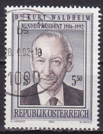 Austria, 1992, Dr. Kurt Waldheim, 5.50s, USED - Gebraucht