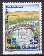 Austria, 1992, Marchfeld Canal, 5s, USED - Used Stamps