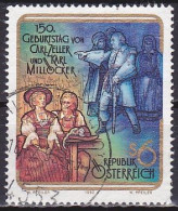 Austria, 1992, Carl Zeller & Karl Millocker, 6s, USED - Usados
