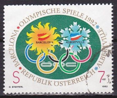Austria, 1992, Winter & Summer Olympic Games, 7s, USED - Gebraucht