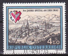 Austria, 1991, Spittal An Der Drau 800th Anniv, 4.50s, CTO - Usati