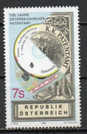 Austria, 1999, Austrian Patent Office Centenary, 7s, USED - Used Stamps