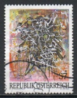 Austria, 1998, Modern Art/My Garden, 7s, USED - Used Stamps